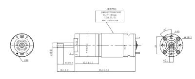 Китай 36 Mm Dimension Box Micro Metal Gear Motor With Rated Load Speed Of 140±10% Rpm продается