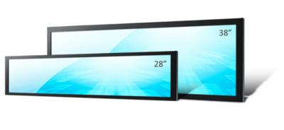 China 600cd/M2 Stretched Display Screen Digital Signage Bar Max Resolution 1920x540 for sale