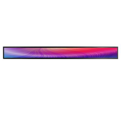 China Retail Shelf RK3128 Stretched Bar LCD , Ultra Wide 23.1