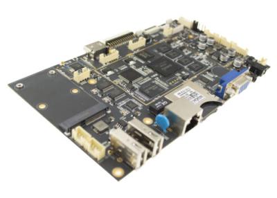 China 1GB 2GB RAM bettete Systemplatine mit Mini-Schnittstellen-Mehrfachverbindungsstellen-Sprachen PCIE VGA LVDS ein zu verkaufen