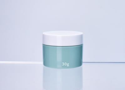 China Classic Empty 1OZ custom Round plastic PP cream jar  with Thick Heavy wall for Skincare Face cream with PCR available for sale