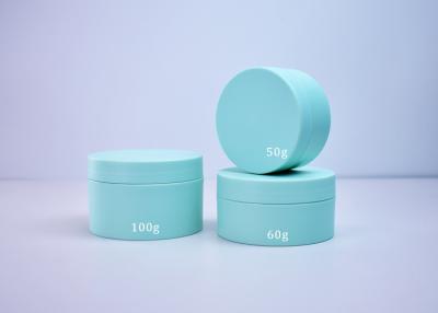 China Cylindrical 50ML plastic Cream jar  with mono PP or PCR PP availble Empty for Skincare Face cream mask in classic round for sale