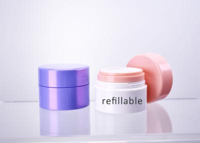 China Custom 50ml Cylinder Refillable Mono Plastic Cosmetic Jar As Sustainable Packaging For Cream From Packaging Manufacturer for sale