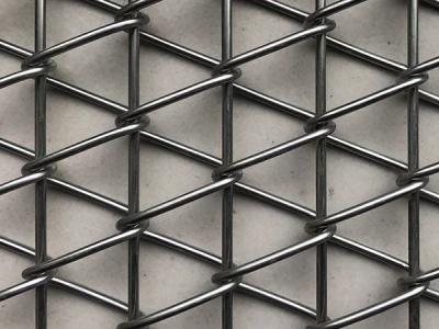 China Architectural Woven Metal Mesh Fabric Stainless Steel High Strength for sale