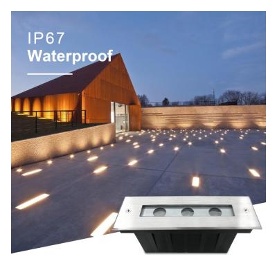 China Buried Recessed Waterproof Underground Light DC 24V LED Outdoor Garden Lights for sale