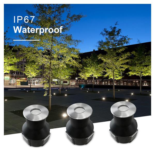 Quality 3W 3000K LED Inground Uplight Landscape Light Deck Lighting for sale