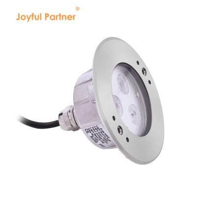 China 3W Waterproof IP68 LED Swimming Pool Under Water Light 316 SS RGB DMX512 Pond Light for sale