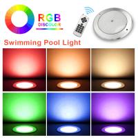 Quality Waterproof PAR56 LED Pool Light 316 SS Wall Mounted 230MM 18W 25W AC12V for sale