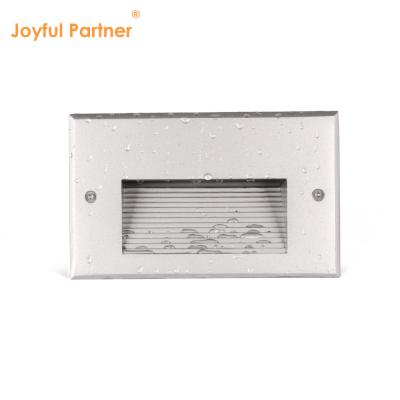 China Square IP65 LED Recessed Wall Light 12V 24V Warm White LED Stair Wall Light for sale