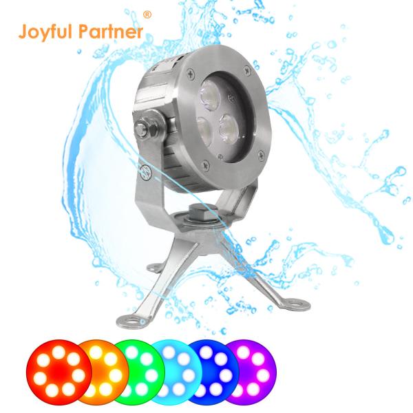 Quality Outdoor Waterproof LED Underwater Spot Light 3W 6W LED Pool Fountain Light for sale