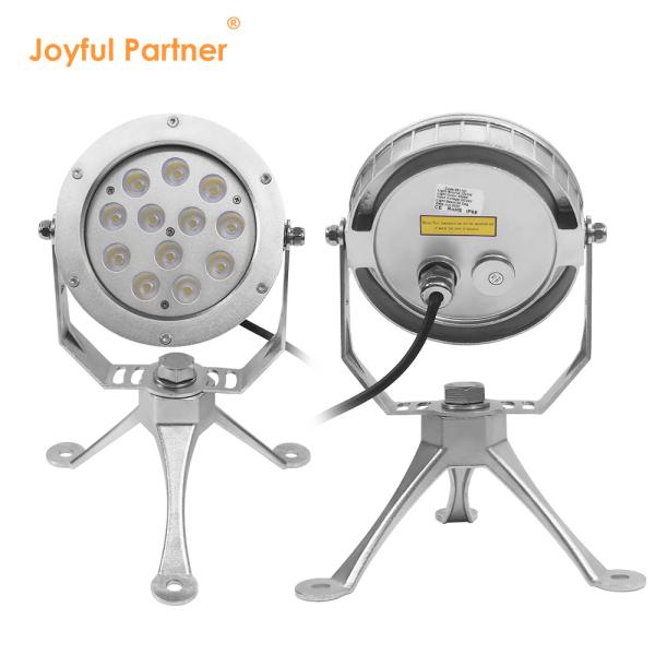Quality High Power LED Underwater Spot Light Outdoor IP68 24V DC Support DMX Controller for sale