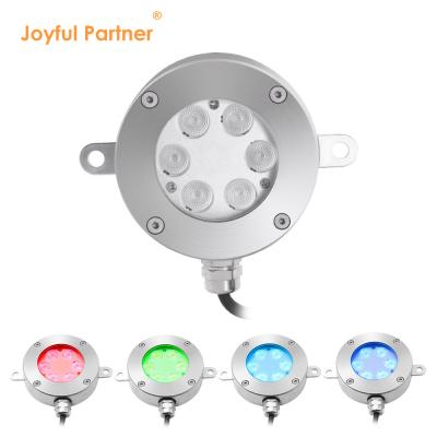 China IP68 High Power LED Fountain Lights Waterproof Stainless Steel Body Support DMX512 for sale