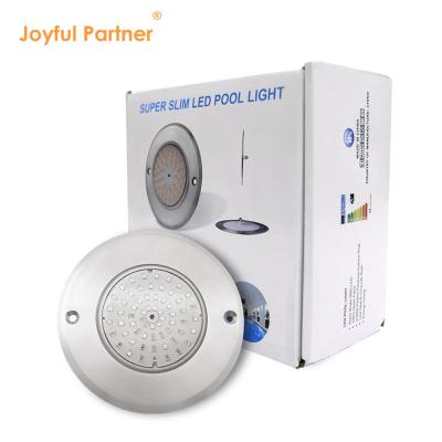 China 316 LED de aço inoxidável PAR56 Iluminação de piscina Resina preenchida IP68 Iluminação de piscina LED à venda