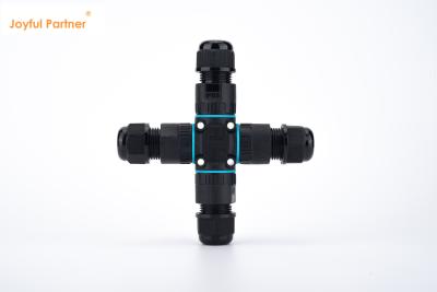 China Waterproof Outdoor IP68 Quick Connector 4 Ways Electrical Cable Connector for sale