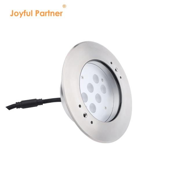 Quality Submersible Swimming Pool Underwater Light Recessed 6W LED 316 Stainless Steel for sale