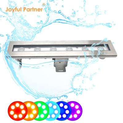 China Linear Underwater LED Waterfall Lights 2700k - 6500k IP68 Submersible LED Lights for sale