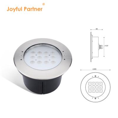 China Factory Direct IP68 Waterproof Stainless Steel 316L Submersible Pool Lights Recessed 12W LED Inground Uplight for sale