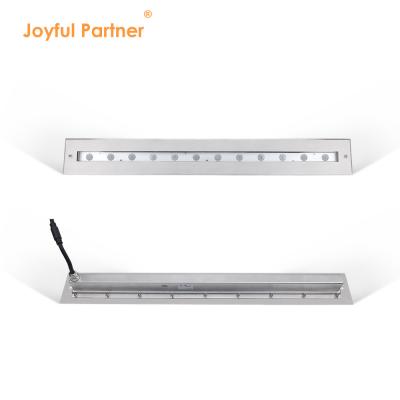 Cina High Quality Rectangle Bright Asymmetrical Beam IP68 SS316L Underwater Light Linear Wall Washer LED Swimming Pool Light in vendita