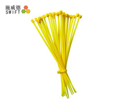 China Nylon PA66 Wire Cable Ties , Plastic Tie Straps For Electronics Industry for sale