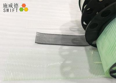 China Resistência à tração preta UV das cintas plásticas 31lb da tira com força de rosqueamento pequena à venda