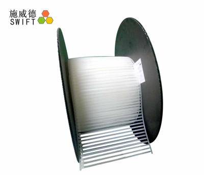China 1.2mm PA66 Plastic Kabelband voor Witte Zwarte 21kg-Bindende kracht Te koop