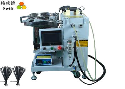 China Máquina automática para los lazos de nylon de la cremallera, equipo plástico del paquete de las bridas de plástico en venta
