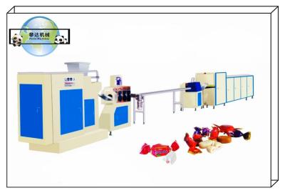 China Chocolate Eclair Toffee Candy Production Line 300kg/H Capacity Die Type for sale