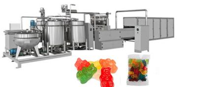 China Cadena de producción grande del caramelo de Gummies máquinas de proceso softcandy del gelatim del caramelo de la jalea del CE ISO de 600kg /h en venta