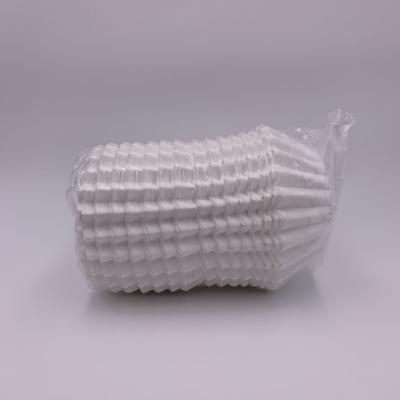 China 100% Wood Pulp Paper Coffee Filters Bowl Shape Wave 8 - 12 Cups B04 500pcs for sale