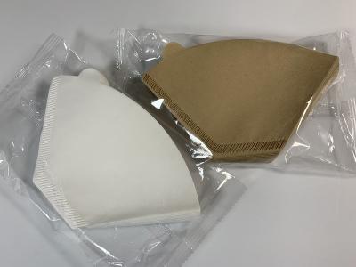 China Single Time Use Coffee Alcohol Cone Filter Paper 102 Size For Machines for sale