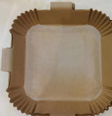 China Cocinar prenda impermeable de papel cuadrada disponible del palillo de pergamino de la sartén del aire no en venta