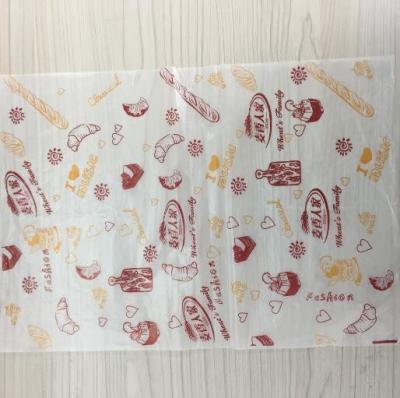 Chine Catégorie comestible adaptée aux besoins du client faisant Tray Paper For Cake Bread cuire au four Tray Oil Proof Hamburger Paper à vendre