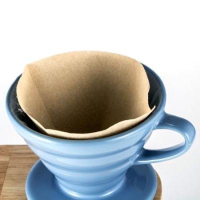 China papel de filtro do café do gotejamento da forma de cone 100pcs para 1 - 2/2 - 4 copos à venda