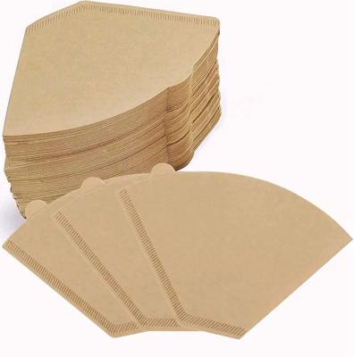 China Modern Cone Coffee Pod Filter Paper White 0.30 - 0.32mm 100pcs/bag for sale