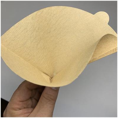 China 100% Virgin Wood Pulp Paper Coffee Filter V60 For 1 - 2 Persons Size for sale