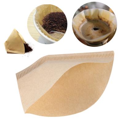 China Produto comestível do copo dos papéis de filtro 1-4 do café do filtro da forma de cone à venda