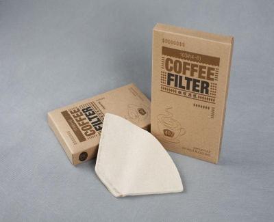 China Disposable Paper Pour Over Coffee Dropper Cone Coffee Filter 100 Pcs for sale