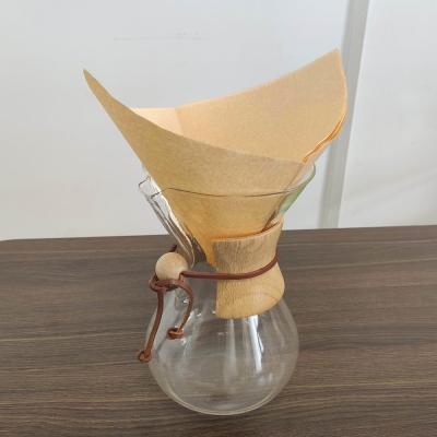 China Disposable Unbleached Chemex Filters Unbleached Aeropress Paper Coffee Filters for sale