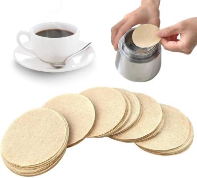 China Customized Round Coffee Filter Paper 58mm 64mm for sale