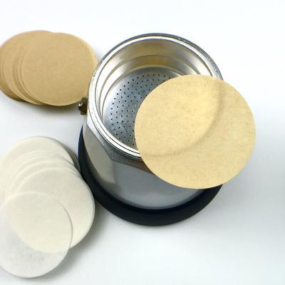 Chine La main brassée entourent le papier filtre de café pour des pots de Moka 64mm 68mm à vendre