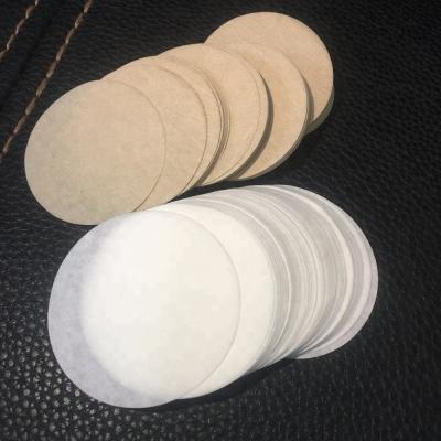China White Brown Round Coffee Filters Coffee Filtration for sale