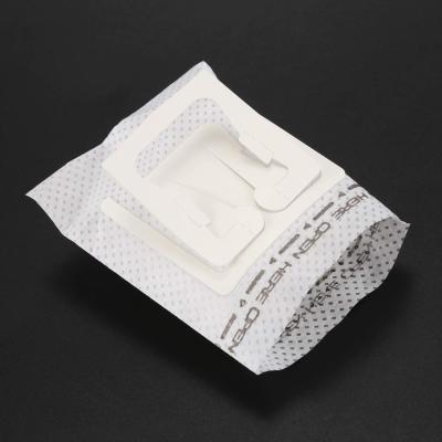 China Bolso colgante no tejido del papel de filtro de café del goteo del oído blanco en venta