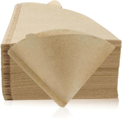 China Coffee Maker Filter Paper V60 Coffee Filter For 1-2 Persons 100pcs for sale