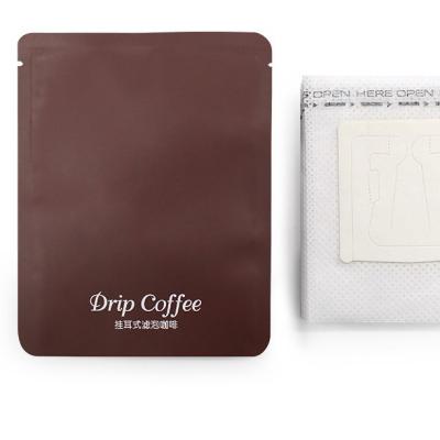 Cina L'attaccatura portatile il bianco del sacchetto filtro del caffè americano del caffè del filtrante della carta da filtro in vendita