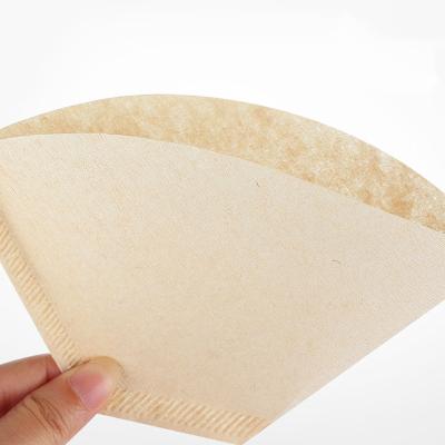 Chine La catégorie comestible réduisent en pulpe le papier filtre de café de papier filtre de sachet à thé de filtre de café de fond plat à vendre