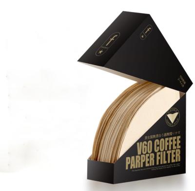 Κίνα Καφετί φίλτρο φίλτρων καφέ πολτού χαρτιού βαθμού τροφίμων V60 για Dripper καφέ προς πώληση