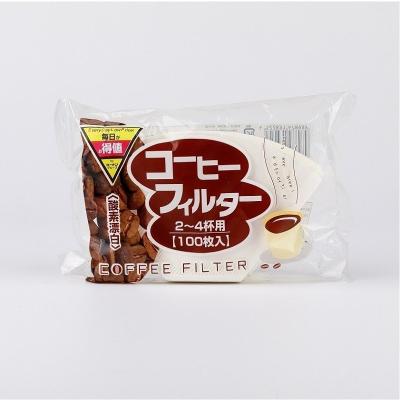 Chine Papier filtre de café de vague de forme de cuvette de panier blanc de Brown non blanchi à vendre
