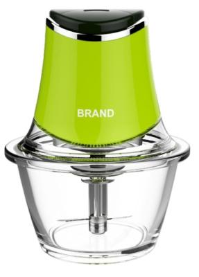 China Durable Powerful Mini Food Processor 300W With 1.2L Glass Bowl for sale