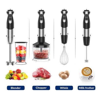 China Powerful 800W Stainless Steel Stick Blender With Whisk / Milk Frother for sale