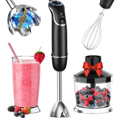 China 800W Kitchen Hand Blender 4 In 1 With Turbo Mode / 4 Stainless Steel Blades for sale